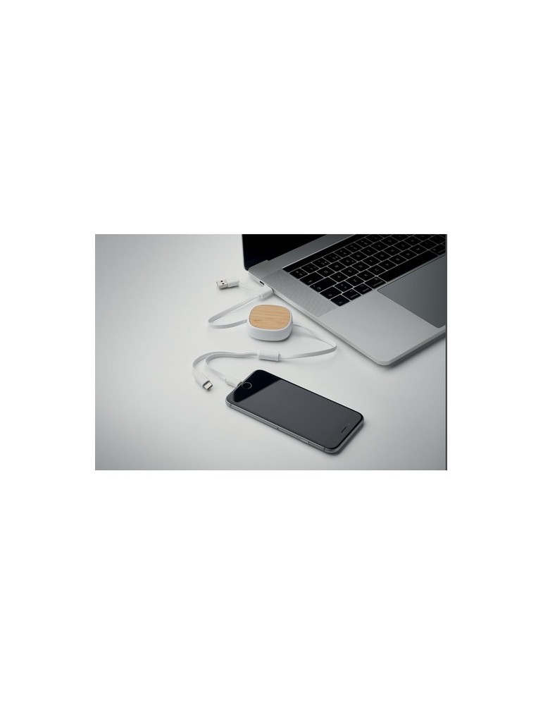 Câble USB rétractable Pratique et Élégant Personnalisé - TOGOBAM pas cher