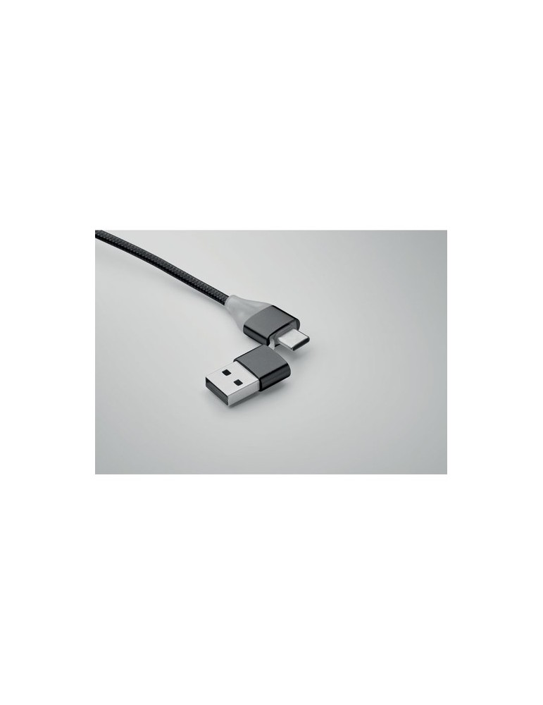 Câble de Charge 4 en 1 Personnalisé - Objets Publicitaires