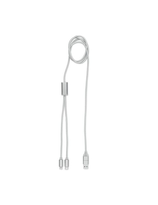 Câble de Charge 2 en 1 Long Personnalisé - CABLONG pas cher