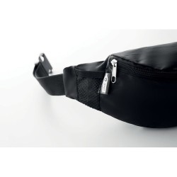 Sac banane  personnalisé en RPET 210D PARKPET Matières : PET recyclé Couleurs : noir impression haute définition