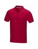 Polo bio homme en coton 180 g/m², logo brodé | Graphite