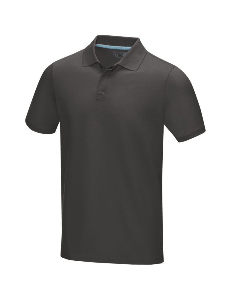 Polo Graphite bio manches courtes homme