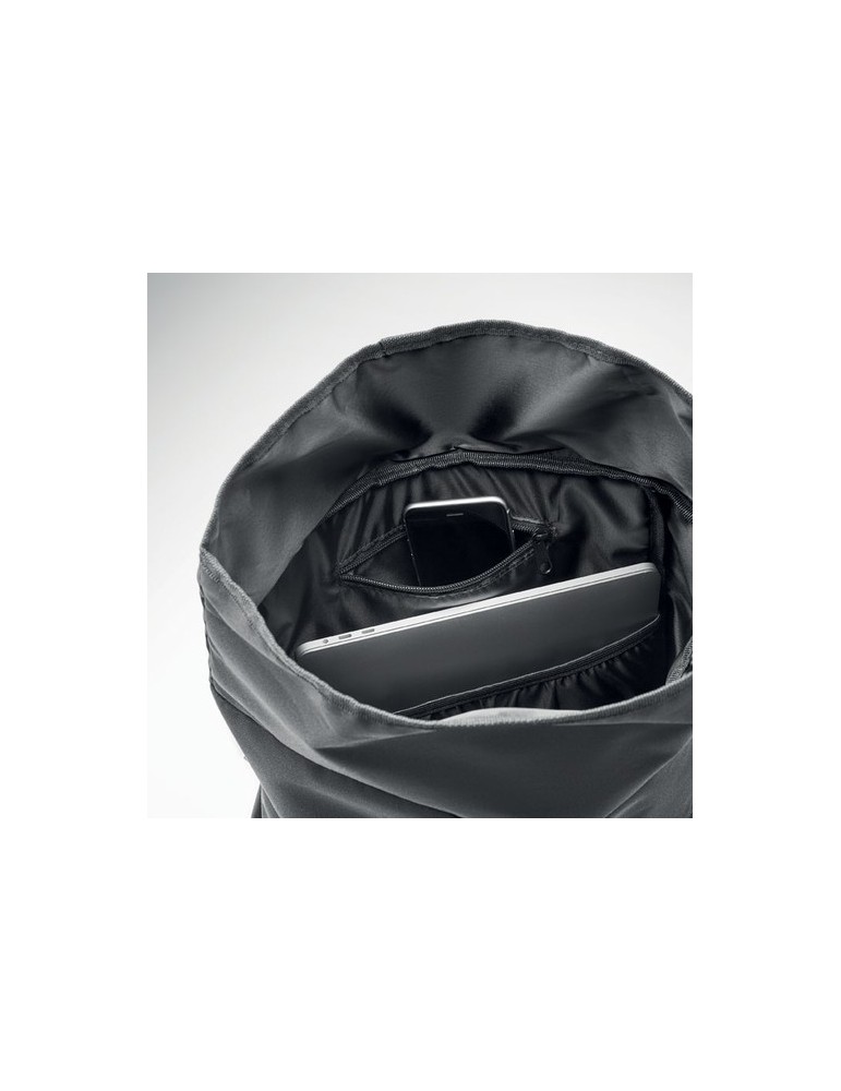 Sac à dos enroulable RPET 600D - Pratique et Personnalisé