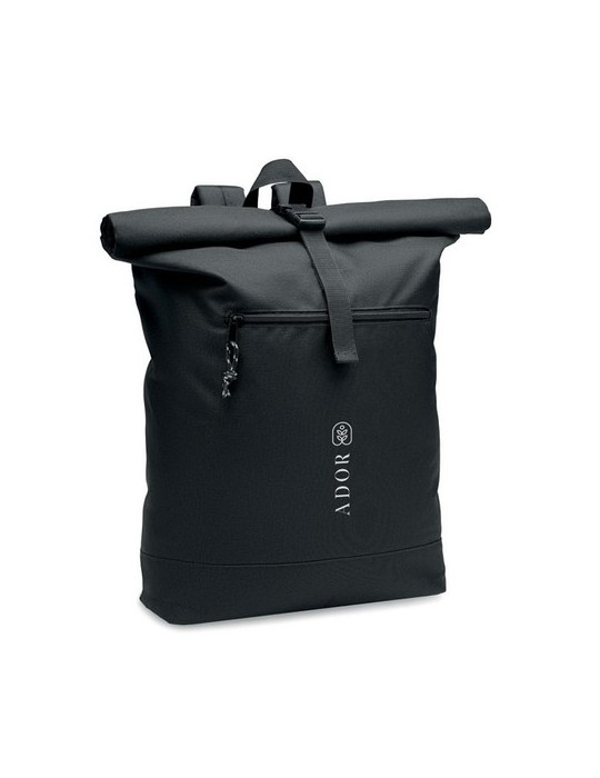 Sac à dos enroulable RPET 600D - Pratique et Personnalisé