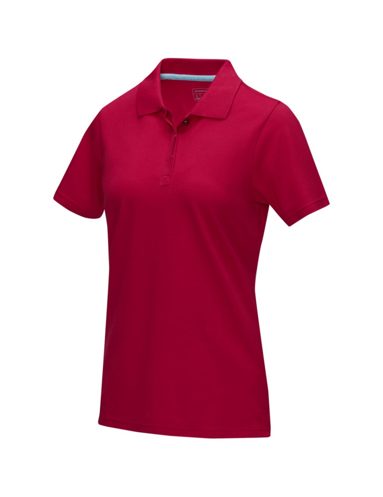 Polo Graphite bio manches courtes femme