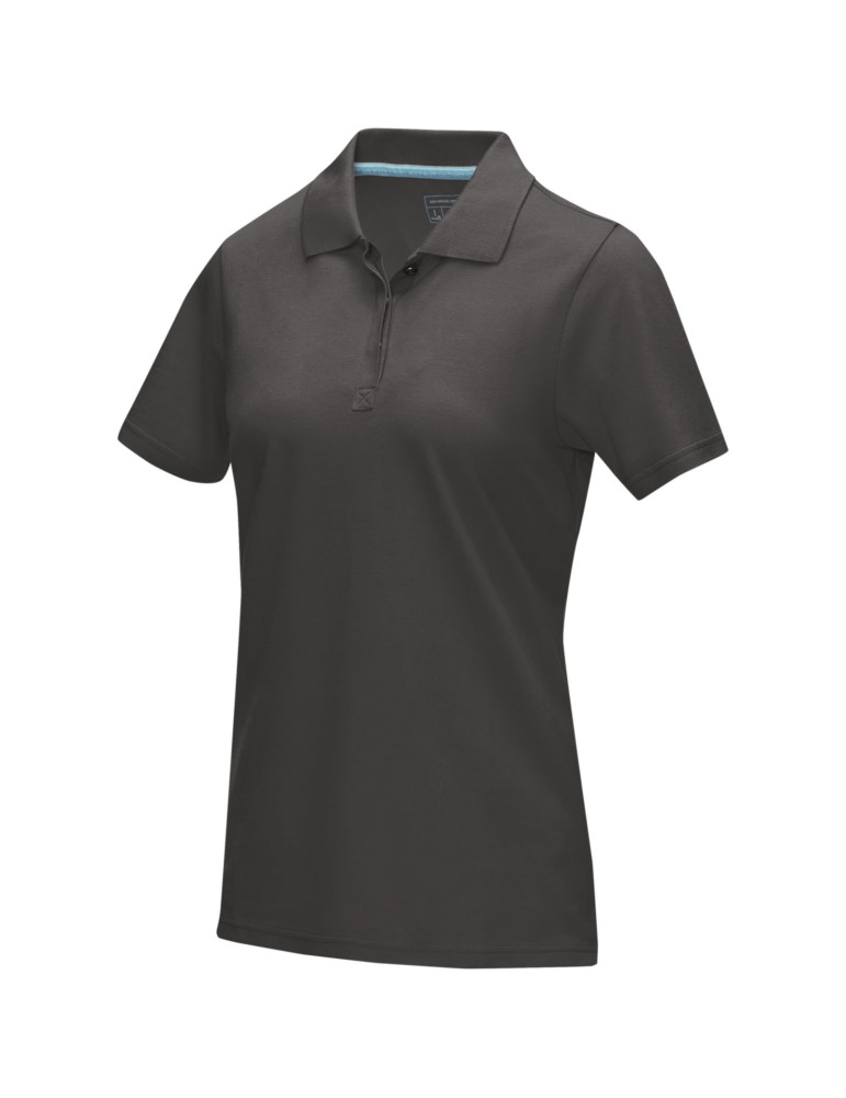Polo Graphite bio manches courtes femme
