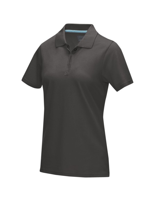 Polo Graphite bio manches courtes femme