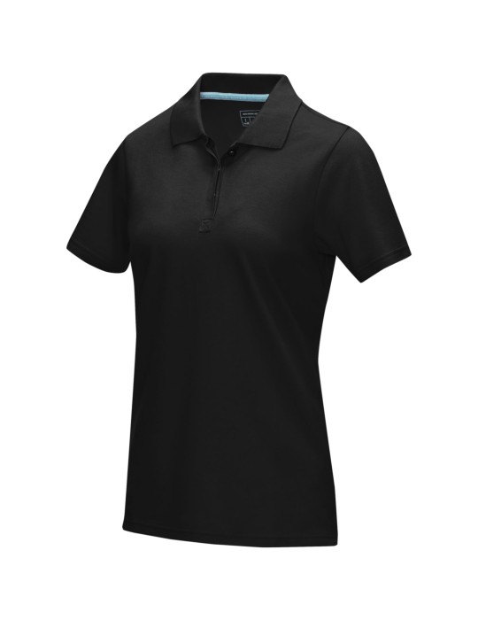 Polo Graphite bio manches courtes femme