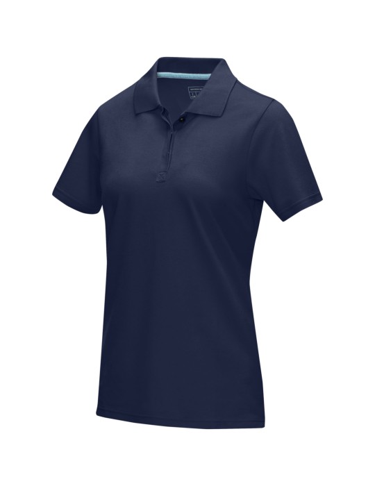 Polo Graphite bio manches courtes femme