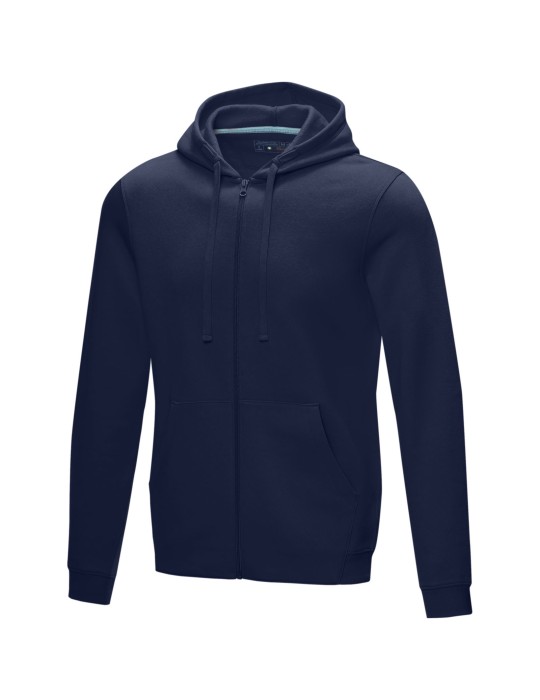 Sweat full zip à capuche Ruby bio homme