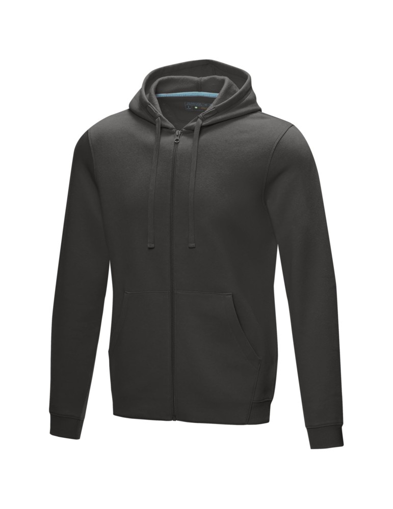 Sweat full zip à capuche Ruby bio homme