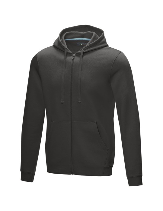 Sweat full zip à capuche Ruby bio homme