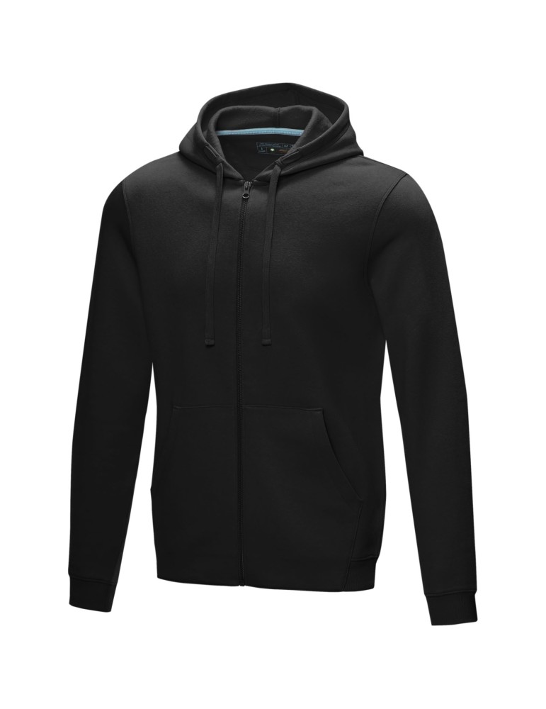 Sweat full zip à capuche Ruby bio homme