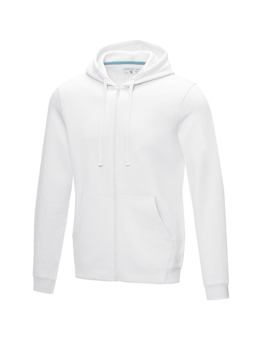 Sweat full zip à capuche Ruby bio homme
