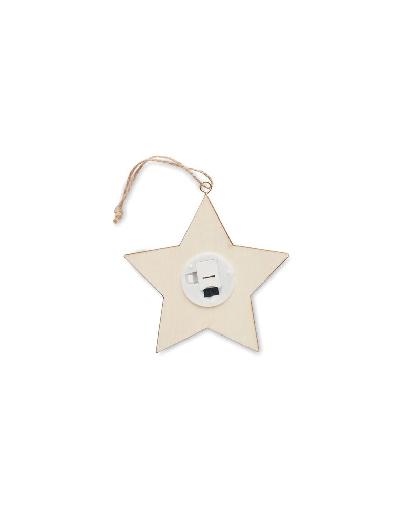 Suspension Étoile Personnalisée MDF avec LED STARLIGHT - Pas Cher