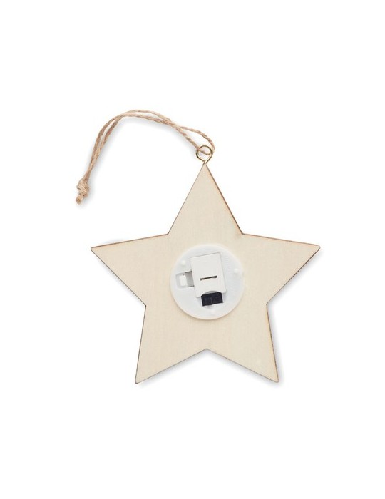 Suspension Étoile Personnalisée MDF avec LED STARLIGHT - Pas Cher