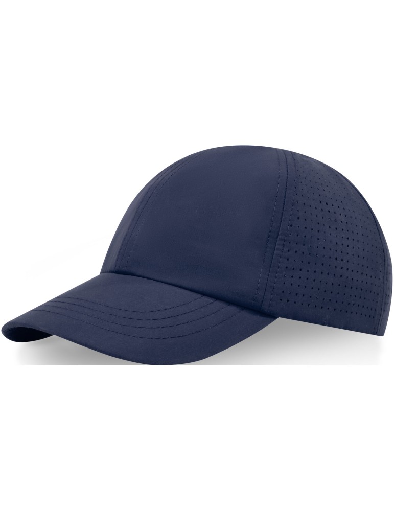 Casquette 6 panneaux recyclée GRS, logo brodé | Mica