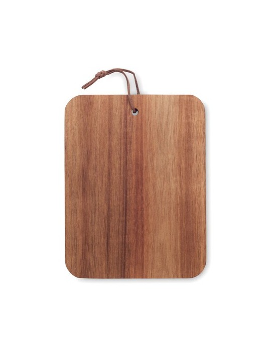Planche à découper en bois d'acacia Personnalisée SERVIRO - Pas Cher