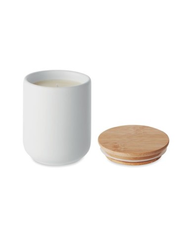 Bougie Végétale Personnalisée 200g - Fraîcheur de Lin Pas Cher
