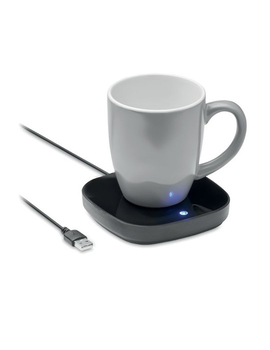 Chauffe-tasse Personnalisé WARMUG en ABS - Cadeau d'Entreprise