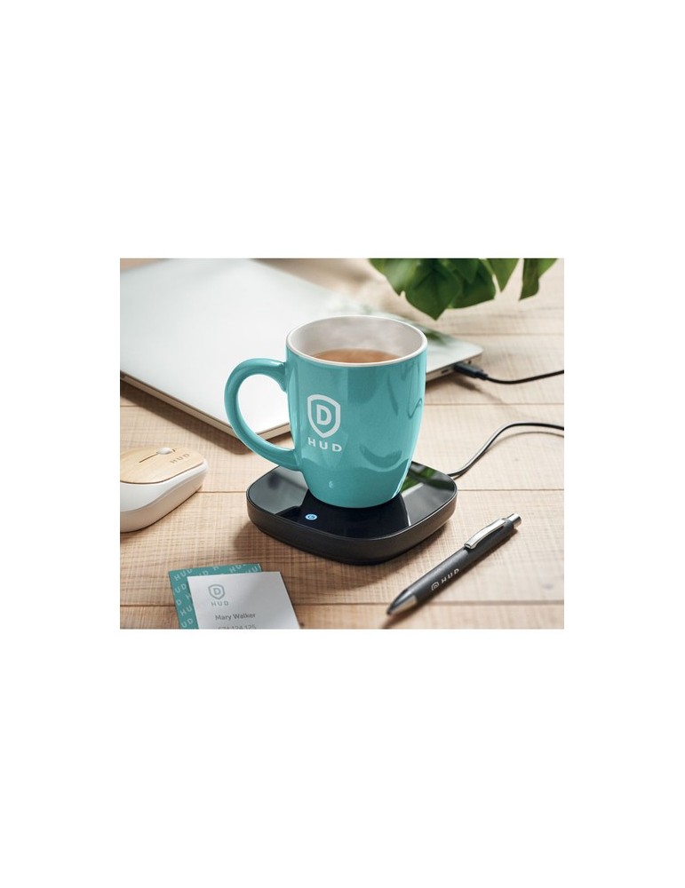 Chauffe-tasse Personnalisé WARMUG en ABS - Cadeau d'Entreprise