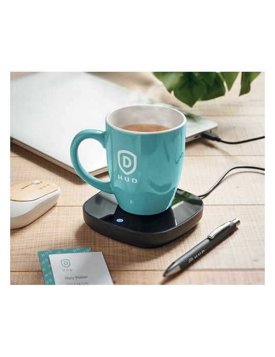 Chauffe-tasse Personnalisé WARMUG en ABS - Cadeau d'Entreprise