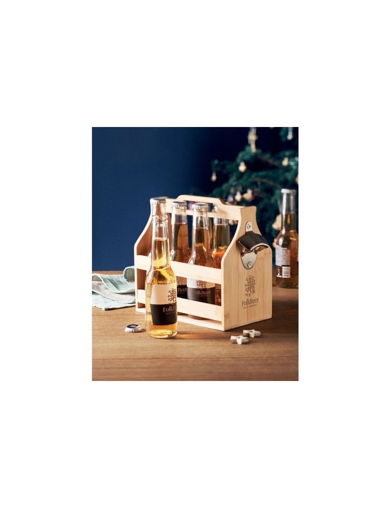 Caisse à Bouteilles en Bambou | Accessoire