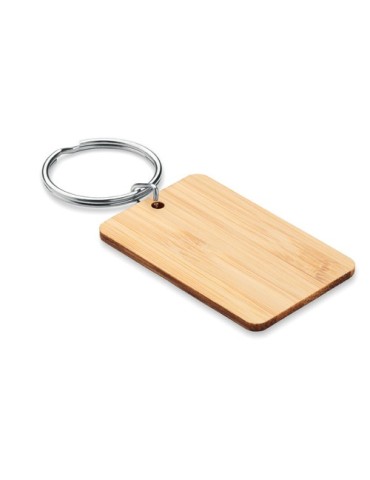 Porte-clés en Bambou Personnalisé ANGLEBOO