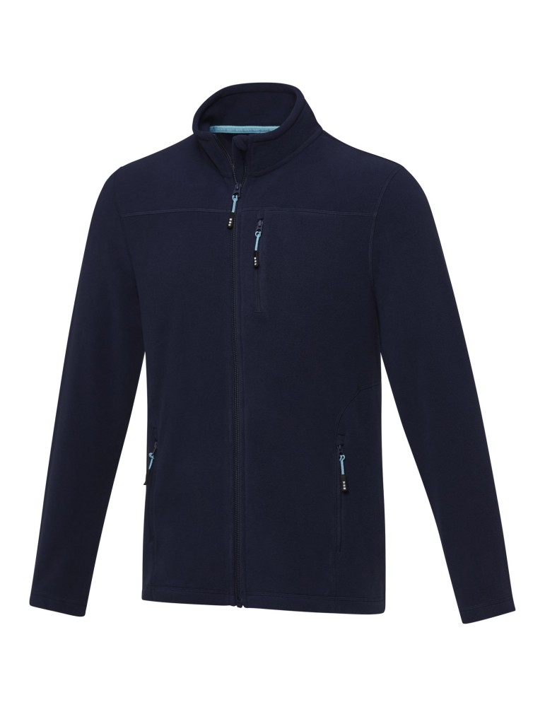 Veste Amber pour homme en polaire recyclée GRS entièrement zippée