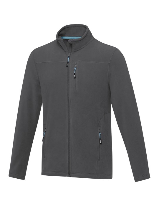 Veste Amber pour homme en polaire recyclée GRS entièrement zippée
