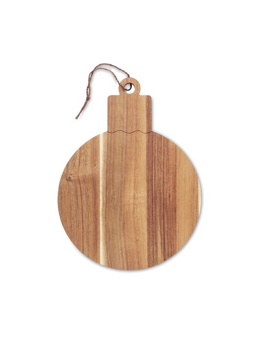 Planche de Service Personnalisée en Acacia pour Cadeau Publicitaire