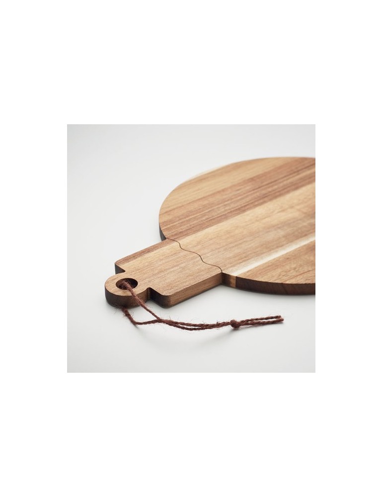 Planche de Service Personnalisée en Acacia pour Cadeau Publicitaire