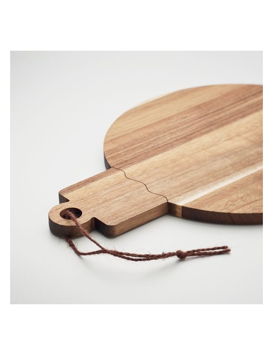 Planche de Service Personnalisée en Acacia pour Cadeau Publicitaire