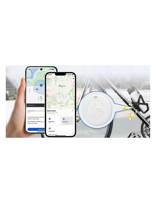 Porte-bouteille pour vélo avec localisateur MiLi DUO