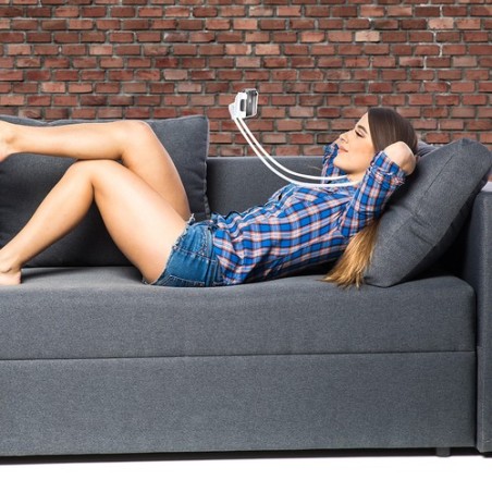 Support Pratique Personnalisé Téléphonique Brenom Couleurs : blanc livraison express 24h 48h