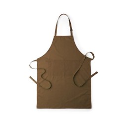 Tablier Personnalisé de Travail Konner Matières : coton Couleurs : marron objet promotionnel éco-responsable