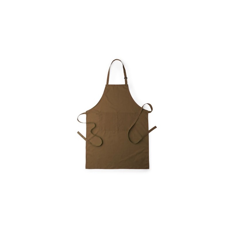 Tablier Personnalisé de Travail Konner Matières : coton Couleurs : marron objet promotionnel éco-responsable