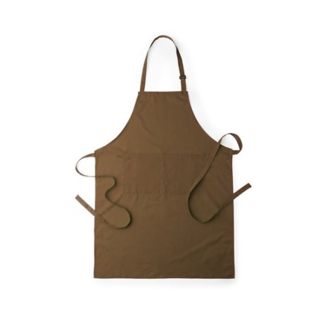 Tablier Personnalisé de Travail Konner Matières : coton Couleurs : marron objet promotionnel éco-responsable