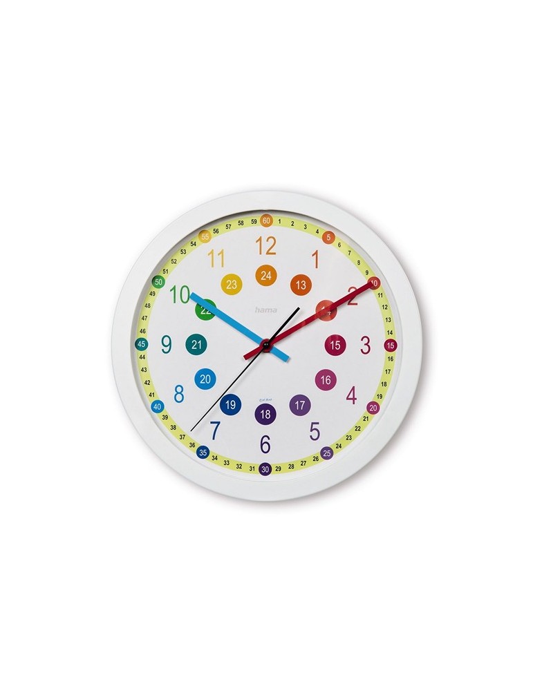 Horloge murale éducative pour enfants Hama