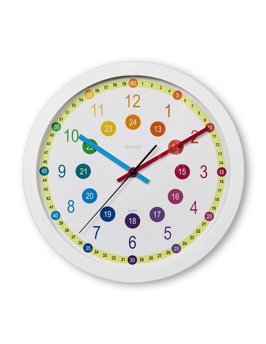 Horloge murale éducative pour enfants Hama
