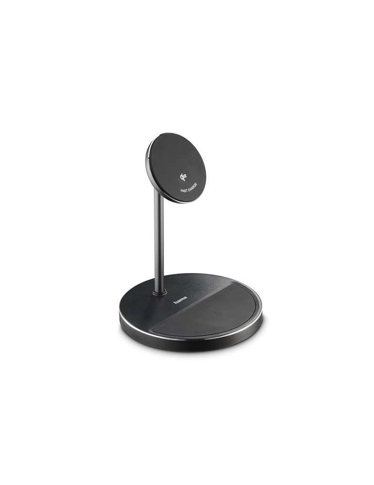 Chargeur sans fil magnétique 2 en 1 15W Hama
