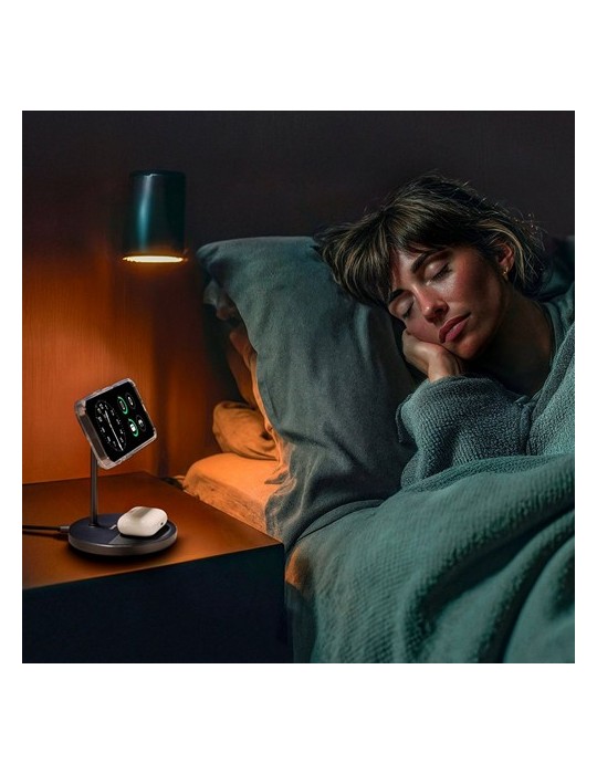 Chargeur sans fil magnétique 2 en 1 15W Hama