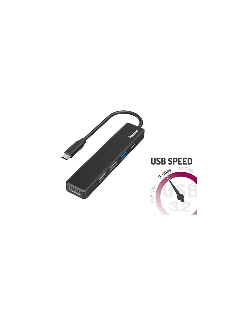 Hub USB, USB-C, HDMI Hama