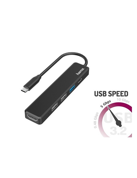 Hub USB, USB-C, HDMI Hama