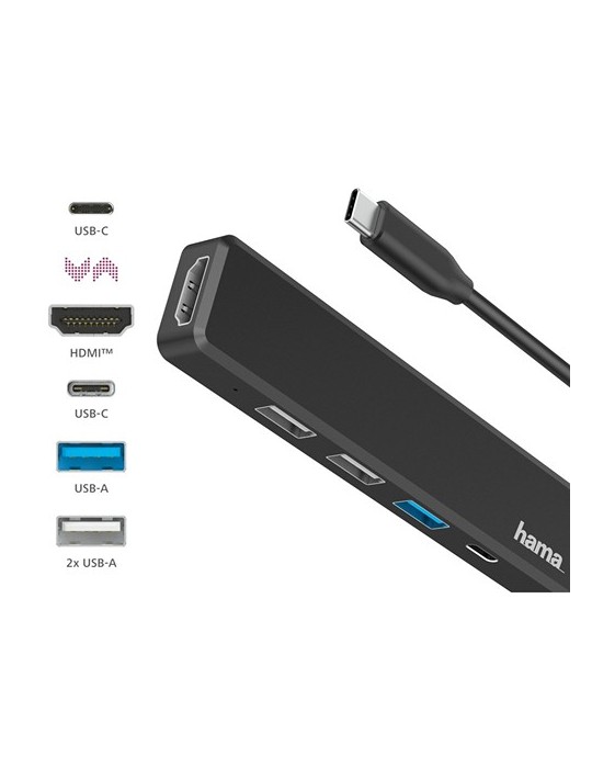 Hub USB, USB-C, HDMI Hama