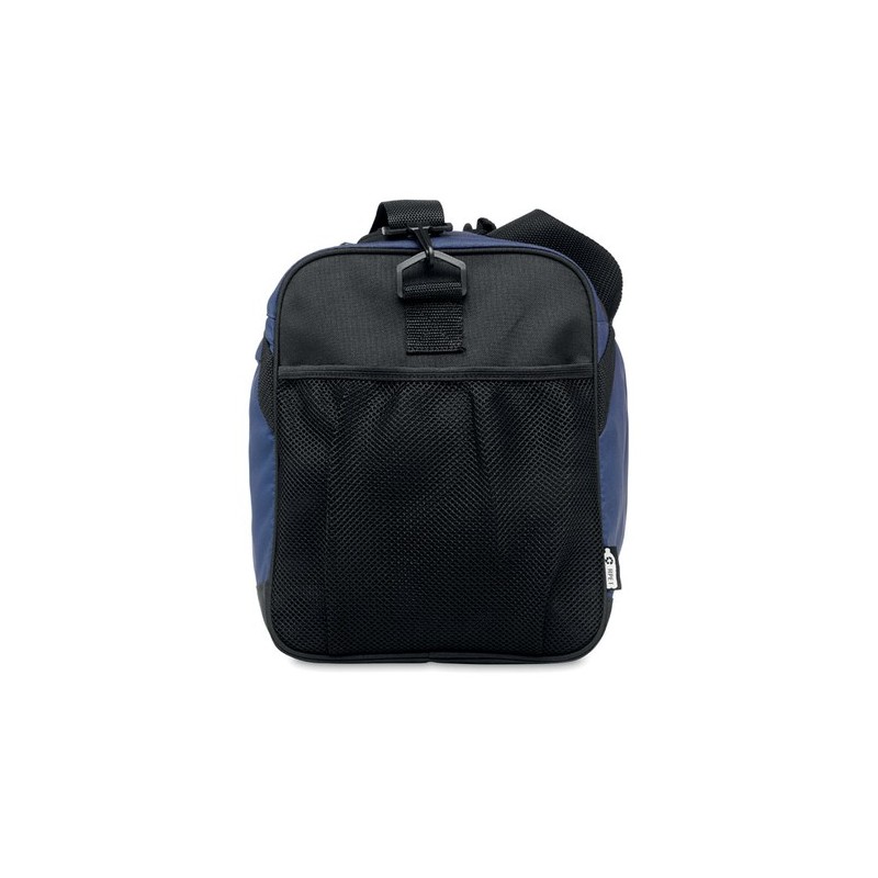 Sac de sport  personnalisé en RPET 600D TERRA + Matières : PET recyclé Couleurs : bleu impression haute définition