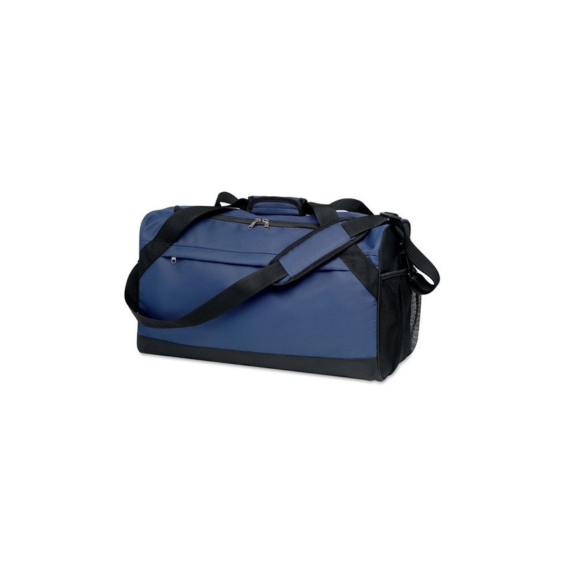 Sac de sport  personnalisé en RPET 600D TERRA + Matières : PET recyclé Couleurs : bleu objet promotionnel éco-responsable