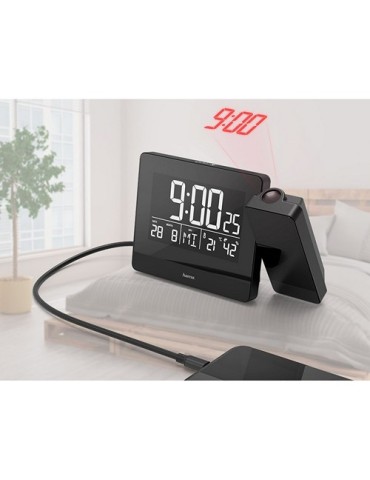 Réveil avec projecteur Hama Plus Charge 2