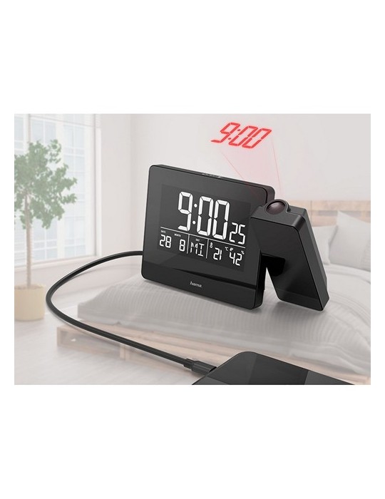 Réveil avec projecteur Hama Plus Charge