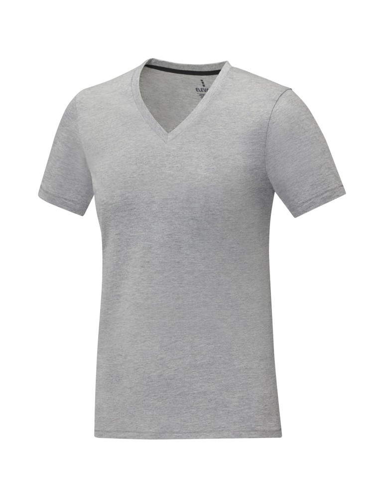 T-shirt Somoto manches courtes col V femme